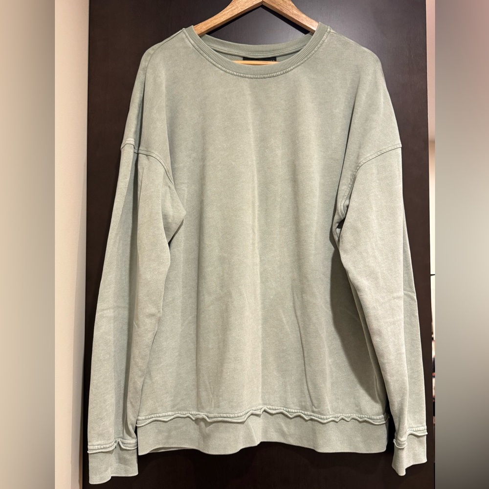Men's Sage Green Crewneck Sweater